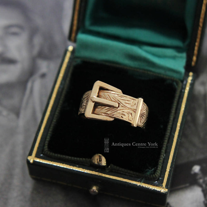 1960's 9ct Gold Buckle Ring