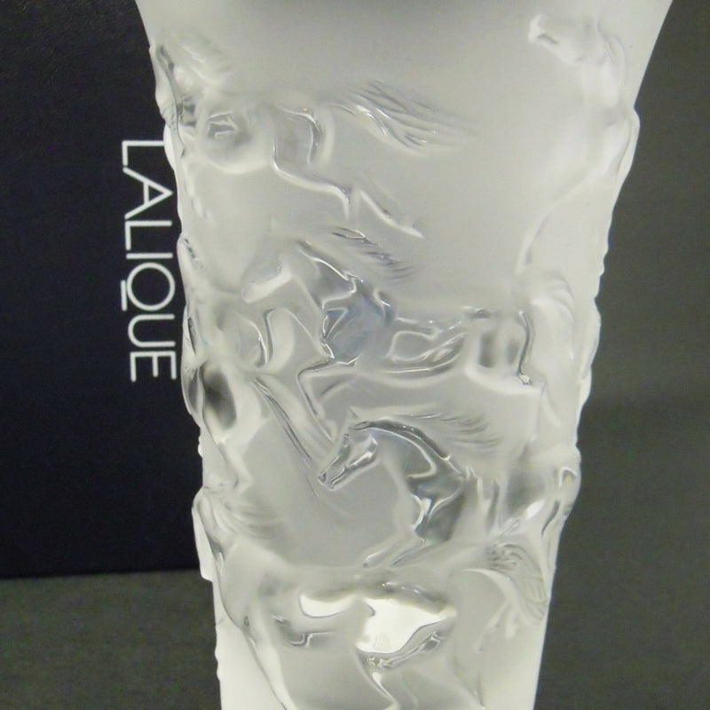 New Lalique: "Mustang" vase