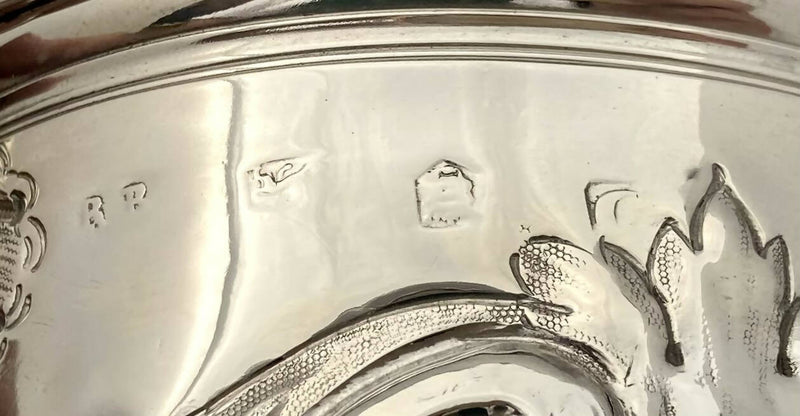 Georgian, George II, Silver Lidded Tankard. London 1738 Richard Bayley. 21.7 troy ounces.