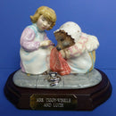 Beswick Limited Edition Beatrix Potter Figurine Mrs Tiggywinkle and Lucie