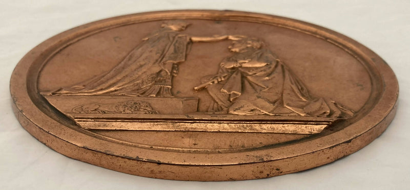 "The Army Of the Peninsula" Duke of Wellington Copper Relief Plaque.