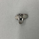 Vintage Silver and red coral ring