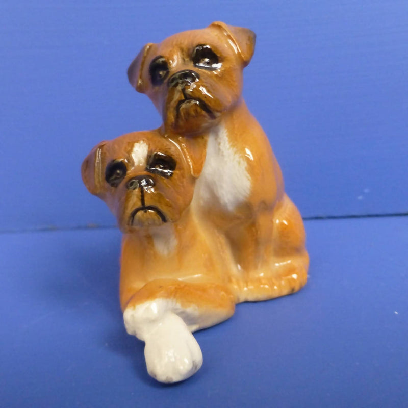Beswick Pair Of Boxer Dogs Model No 3475