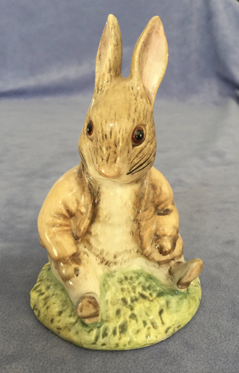 Royal Albert Benjamin Bunny Sat On A Bank Figure Beatrix Potter Figurine