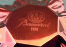 Baccarat 2014 red glass Christmas decoration