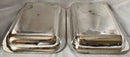Georgian, George IV, Pair of Old Sheffield Plate Entree Dishes & Covers on Warming Stands. Marital Arms of Dickson & Huntley, circa 1820 - 1830.