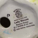 Beswick Beatrix Potter Figurine - Lady Mouse BP10A
