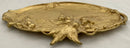 Late 19th Century French Naturalistic Gilt Metal High Relief Tray.