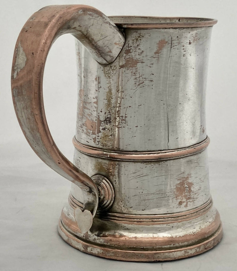 Georgian, George III, Old Sheffield Plate Tankard, circa 1770 - 1790.