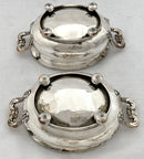 Georgian, George IV, Pair of Old Sheffield Plate Sauce Tureens. Circa 1820 - 1830.