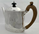 Georgian, George III, Silver Teapot. London 1789 George Burrows I. 12.2 troy ounces.