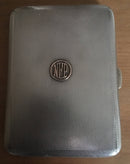Asprey silver cigarette case, Chester 1918 Asprey & Co. Ltd. 3.2 troy ounces