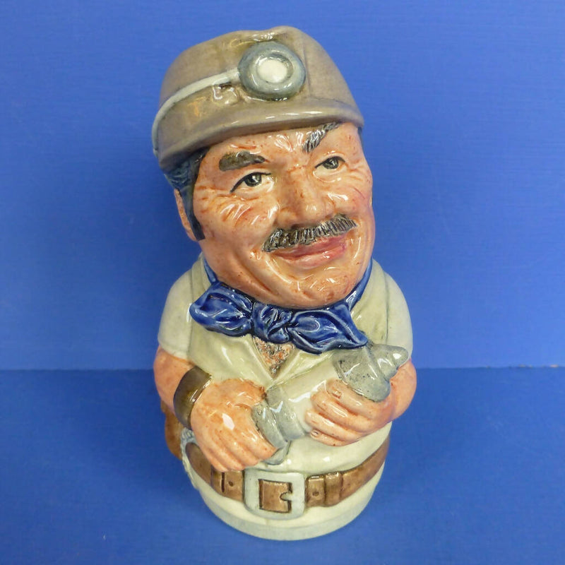 Royal Doulton Doultonville Toby Jug - Mike Mineral the Miner D6741