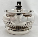 Georgian, George III, Silver Teapot & Stand. London 1808 William Burwash & Richard Sibley. 21 troy ounces.