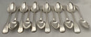 Georgian, George IV, Set of Twelve Crested Irish Silver Tablespoons. Dublin 1825-28 William Cummins. 30 troy ounces.