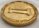 Large Gilt Bronze Medallion with Profile of Napoleon Bonaparte. Bicentenary of Birth 1769 - 1969.
