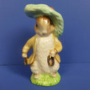 Beswick Beatrix Potter Figurine - Benjamin Bunny (Gold Shoes and Gold Backstamp)