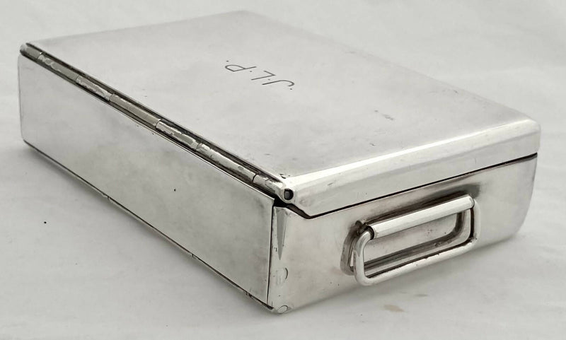 Silver Plated Sandwich Box. Swaine & Adeney Ltd of London, circa 1910 - 1943.