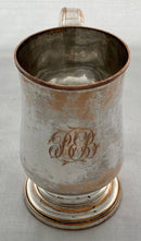 Georgian, George III, Old Sheffield Plate Pint Mug, circa 1780 - 1800.
