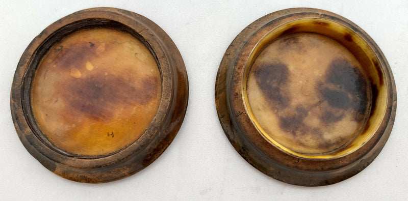 Late Georgian Burr Wood & Tortoiseshell Snuff Box.