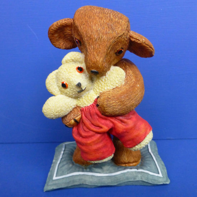 Royal Doulton Jane Hissey's Old Bear Figurine - Bramwell Brown Has a Good Idea OB4603 (Boxed)