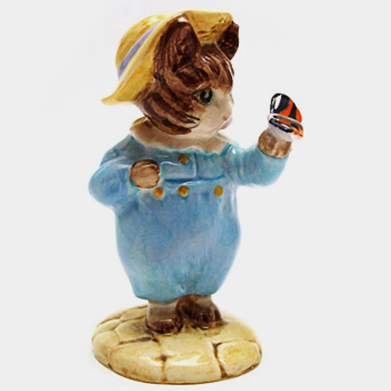 Royal Albert Beatrix Potter Figurine - Tom Kitten and Butterfly