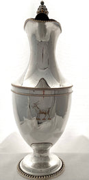 Georgian, George III, Old Sheffield Plate Crested Wine Ewer, circa 1790.