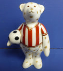 Royal Crown Derby Miniature Bear - Footballer