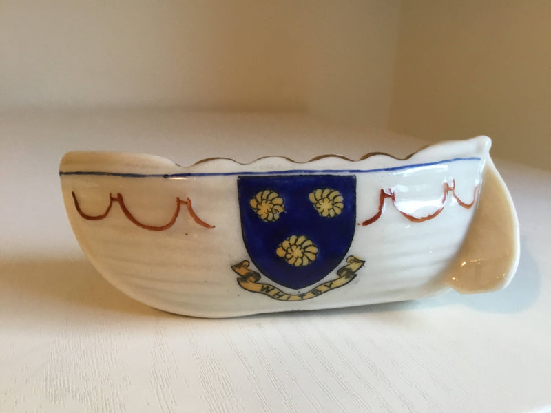 Crested China Whitby Lifeboat. Vintage.