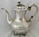 William IV Silver Coffee Pot. London 1832 Richard Pearce & George Burrows. 25 troy ounces.