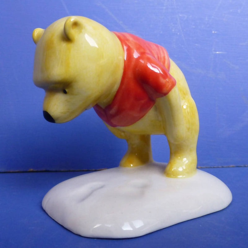 Royal Doulton Winnie the Pooh Figurine - Winnie Pooh and The Paw-Marks - WP3 - 70th Anniversary Edition (Boxed)