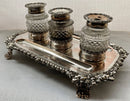 Georgian, George IV period, Old Sheffield Plate Inkstand, circa 1820.
