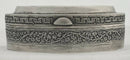 Indian Colonial White Metal Table Snuff Box, circa 1870 - 1910. 3.8 troy ounces.