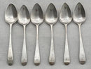 Georgian, George III, Set of Six Silver Teaspoons. London 1806 Peter & William Bateman. 2 troy ounces.