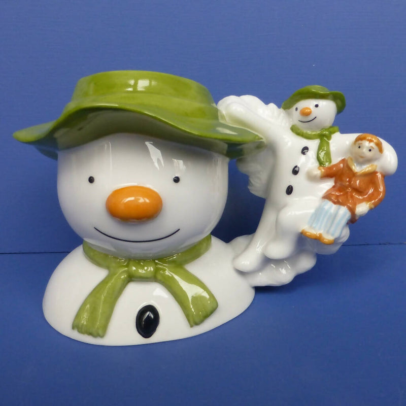 Coalport Limited Edition Snowman Character Jug - Safe Landing (Boxed)