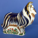 Royal Crown Derby Paperweight - Rough Collie Dog