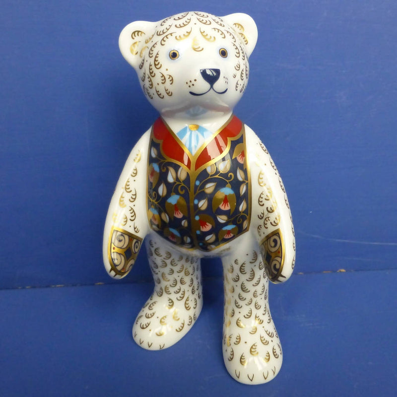 Royal Crown Derby Paperweight Teddy Bear Standing