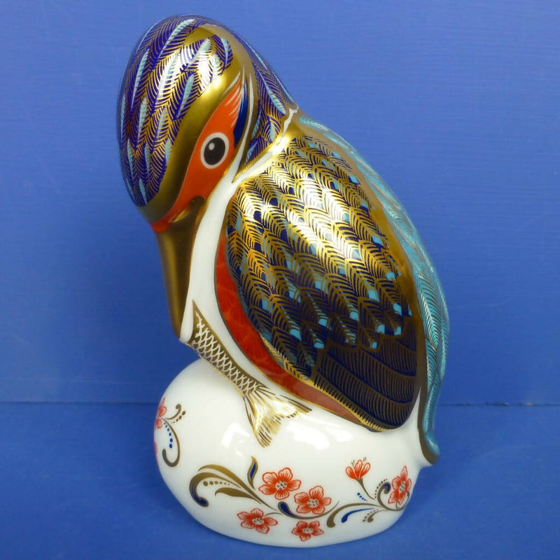 Royal Crown Derby Paperweight - Kingfisher