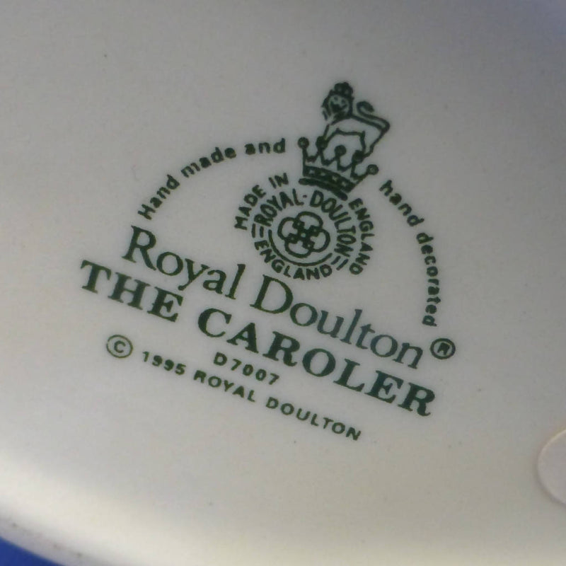 Royal Doulton Miniature Character Jug - Caroler D7007