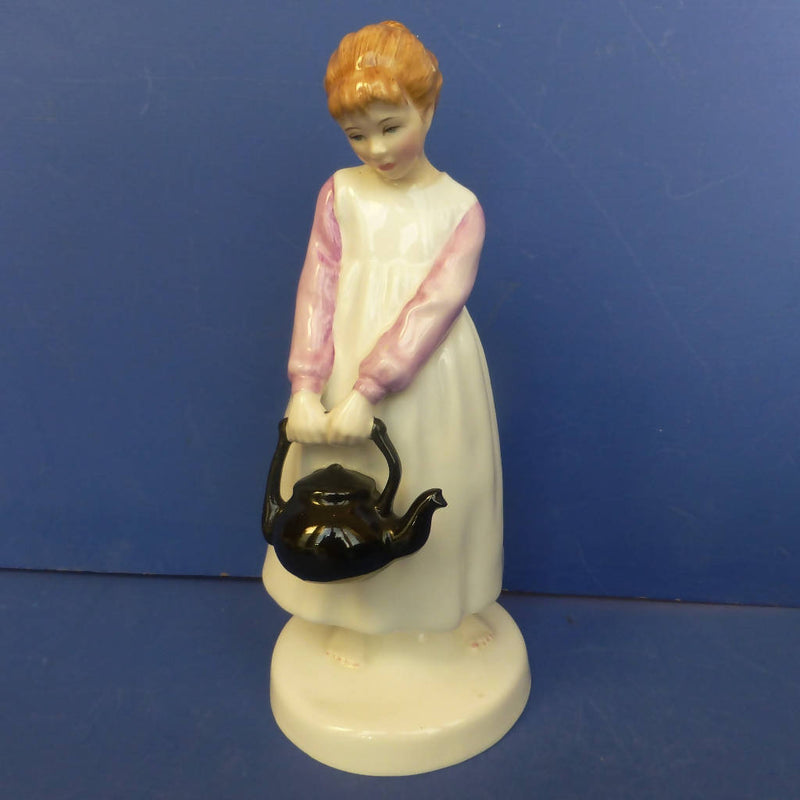 Royal Doulton Nursery Rhyme Figurine Polly Put The Kettle On HN3021