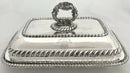 Georgian Old Sheffield Plate Crested Entree Dish & Cover, circa 1820.