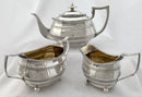 Georgian, George III, Silver Tea Set. London 1817/20 Thomas Wallace II & Jonathan Hayne. 36.9 troy ounces.