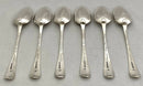 George III Six Silver Tablespoons for The Judges House York. London 1806 Eley & Fearn. 14.8 troy ounces.