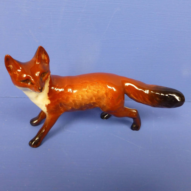 Beswick Fox - Walking (Early Version - Black tip to Tail) - Model No 1440