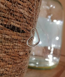 New Sterling Silver Heart Necklace