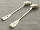 Georgian, George III, Pair of Silver Basting Spoons. London 1816 Thomas Wilkes Barker. 8.7 troy ounces.