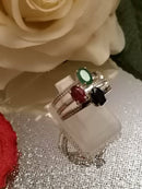 New Sterling Silver Set of three Sterling Silver Rings - N