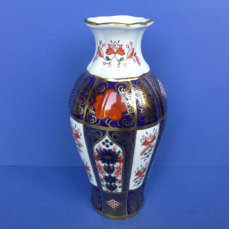 Royal Crown Derby Old Imari 1128 Jasmine Vase (Boxed)