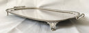 Georgian, George III, Old Sheffield Plate, twin handled waiter on leaf feet. Circa 1800.