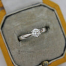 Platinum Certified 0.57ct Diamond Solitaire Ring